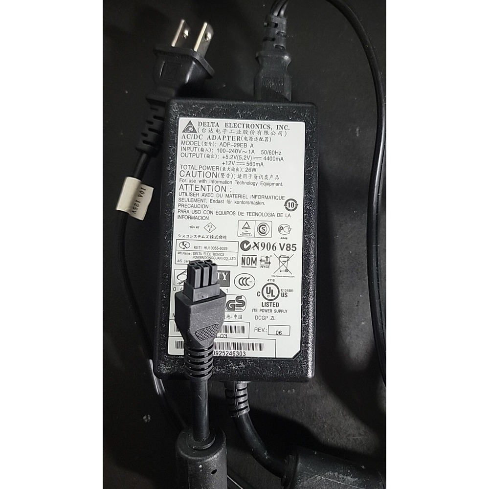 Genuine Delta Electronics Model ADP-29EB A Power Supply AC/DC Adapter NEW